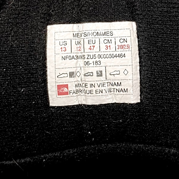 THE NORTH FACE Men's Tsumoru Waterproof Insulated Snow Boots Size (13) - Picture 8 of 8